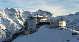 James Bond filming location Piz Gloria on the Schilthorn, Switzerland