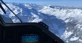 WEF 2020, Flug von Davos nach Gstaad-Saanen